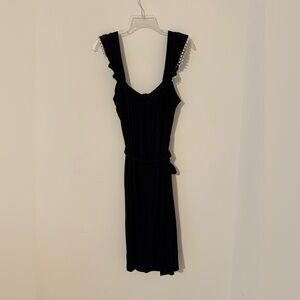 LOFT Black Mini Dress Chic and Versatile Sz Large Petite